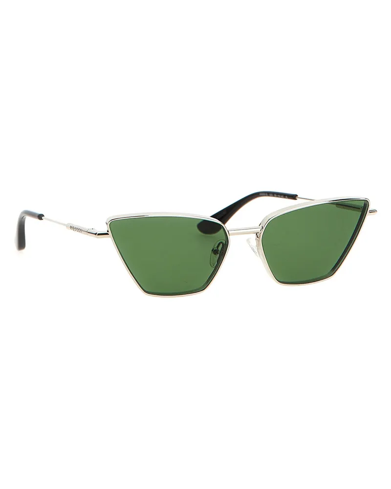 Alexander McQueen Women's Multicolor Acetate Sunglasses Green