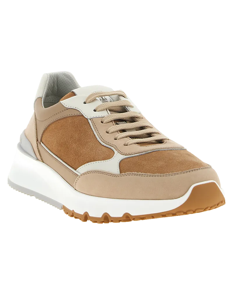Brunello Cucinelli Runners Sneakers — Beige Beige
