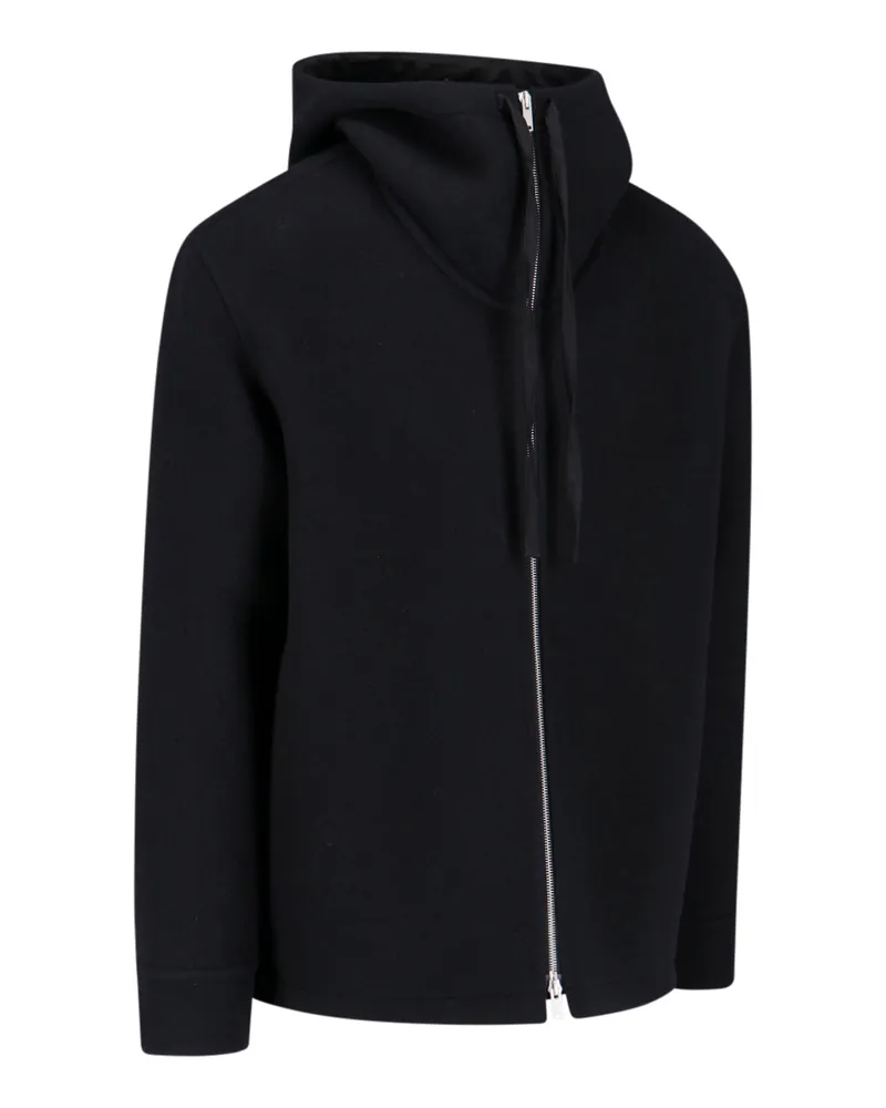 Jil Sander Men's Jackets Black Virgin Wool Black