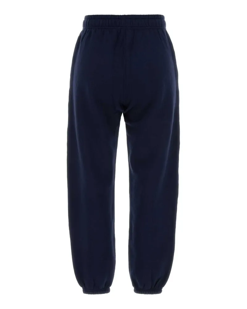 Ralph Lauren Women's Navy Blue Cotton Blend Joggers Cruise Exterior: Polyester Pantaloni Trousers Navy