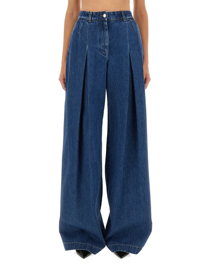 Dolce & Gabbana 5-Pocket Cotton Denim Jeans — Blue Blue