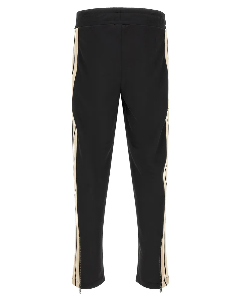 Palm Angels Logo-Embroidered Track Pants — Black Black