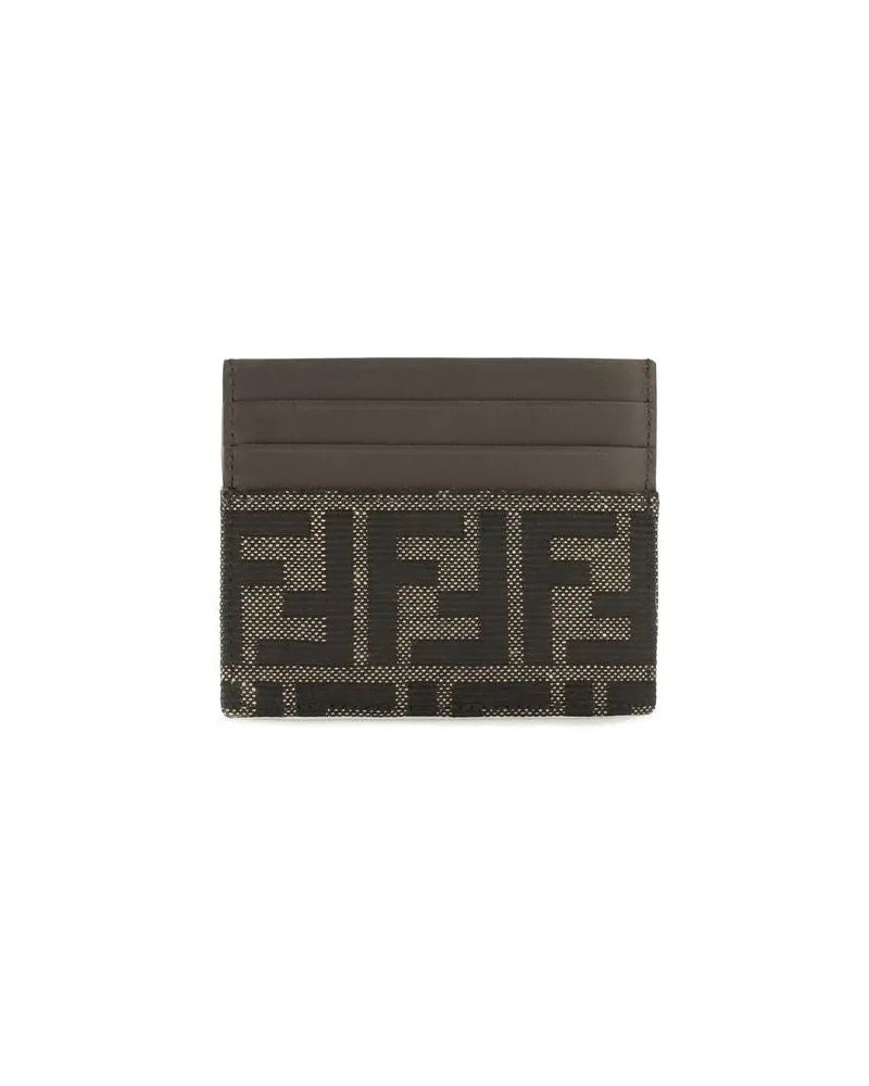 Fendi Men's Brown Polyester Wallet Brown