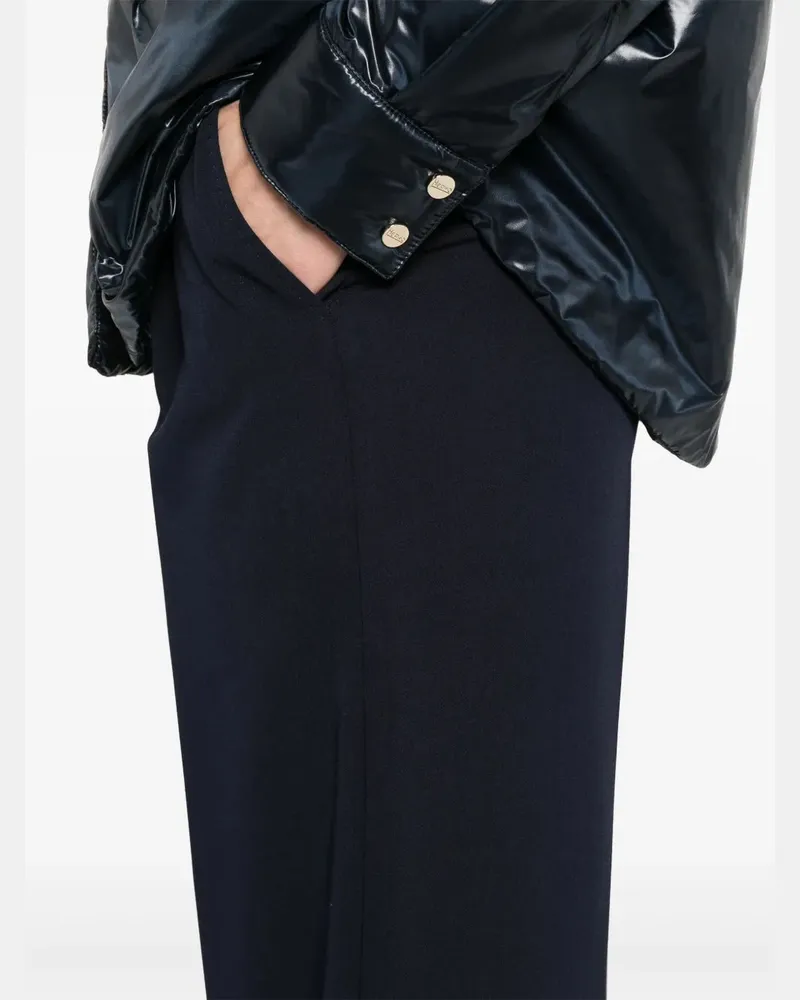 Herno Women's Wide-Leg Trousers Navy Ss25 W Navy