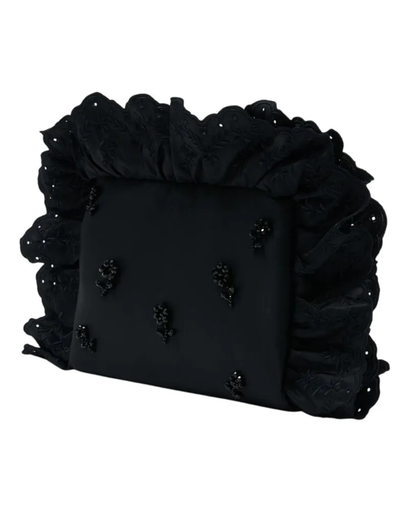 Simone Rocha Women's Pillowcase Clutch Bag W- Emb -  Synthetic Black Clutches Black
