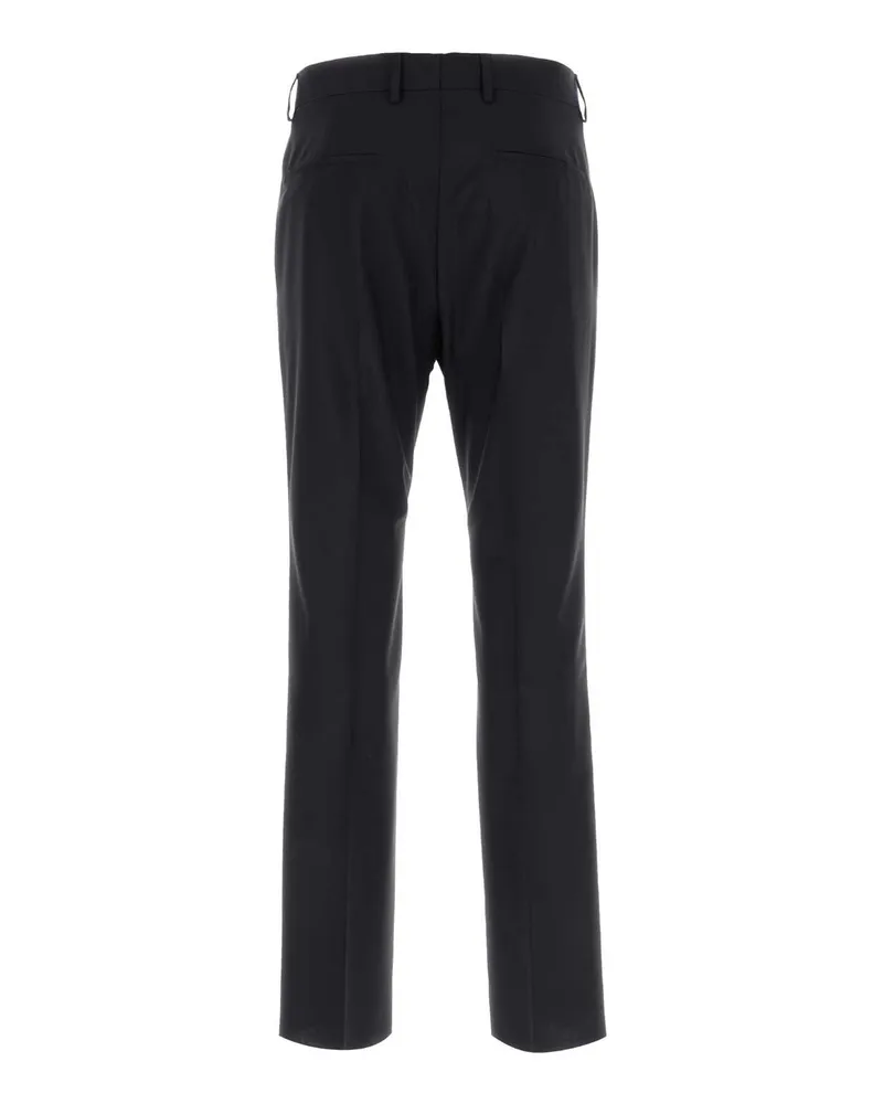 Valentino Garavani Men's Dark Blue Wool Blend Pant Navy Exterior: Mohair Pantaloni Trousers Navy