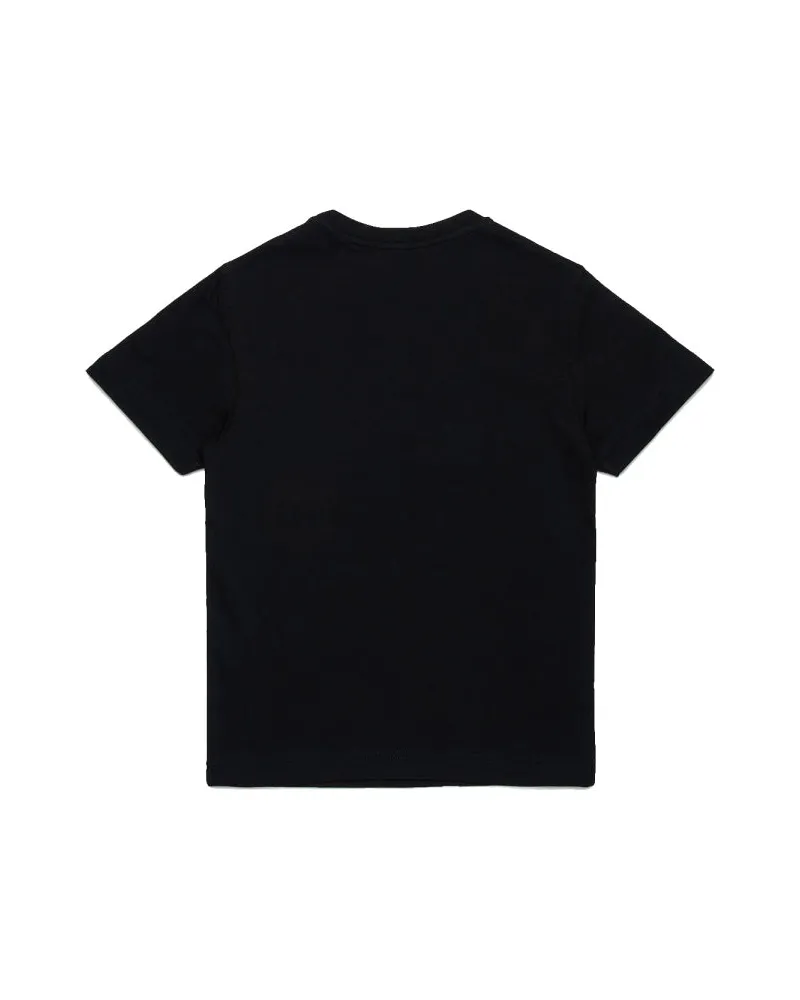 Diesel Cotton T-Shirt — Black Black