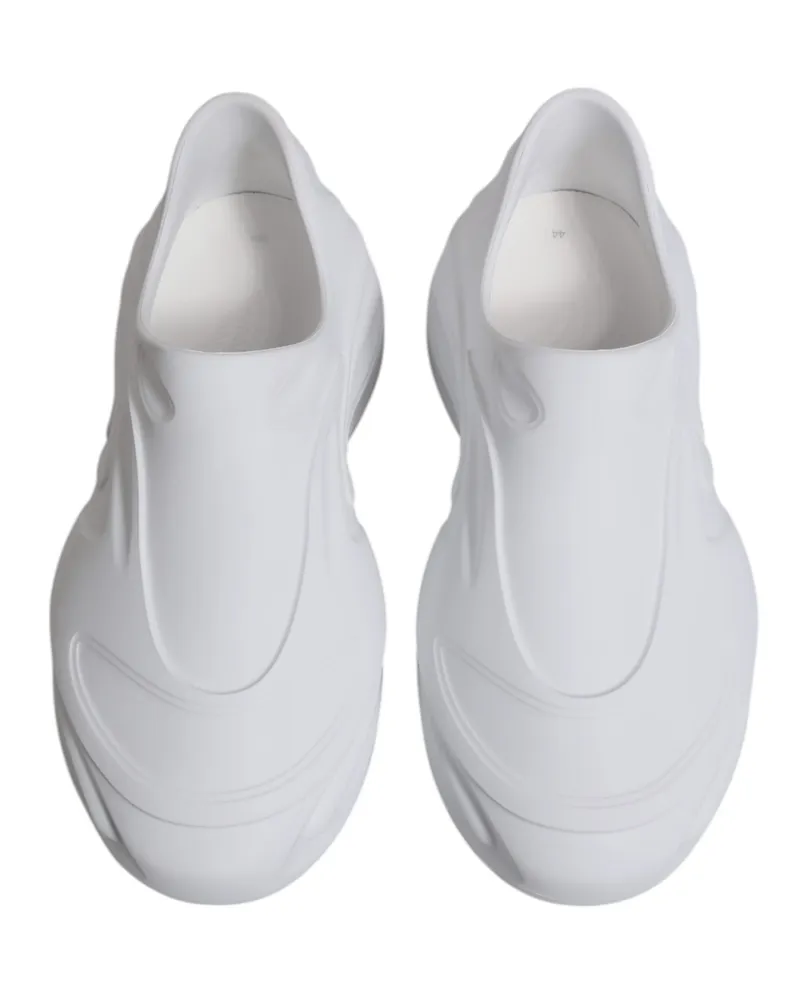 Dolce & Gabbana White Daymaster Low Top Men Sneakers Shoes Calf Leather White