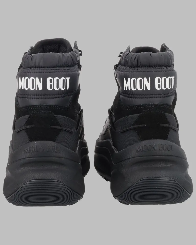 Moon Boot Moon247 Xlace Sneaker — Black Black