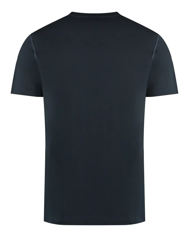 Dolce & Gabbana Logo-Patch Crew-Neck T-Shirt — Black Black