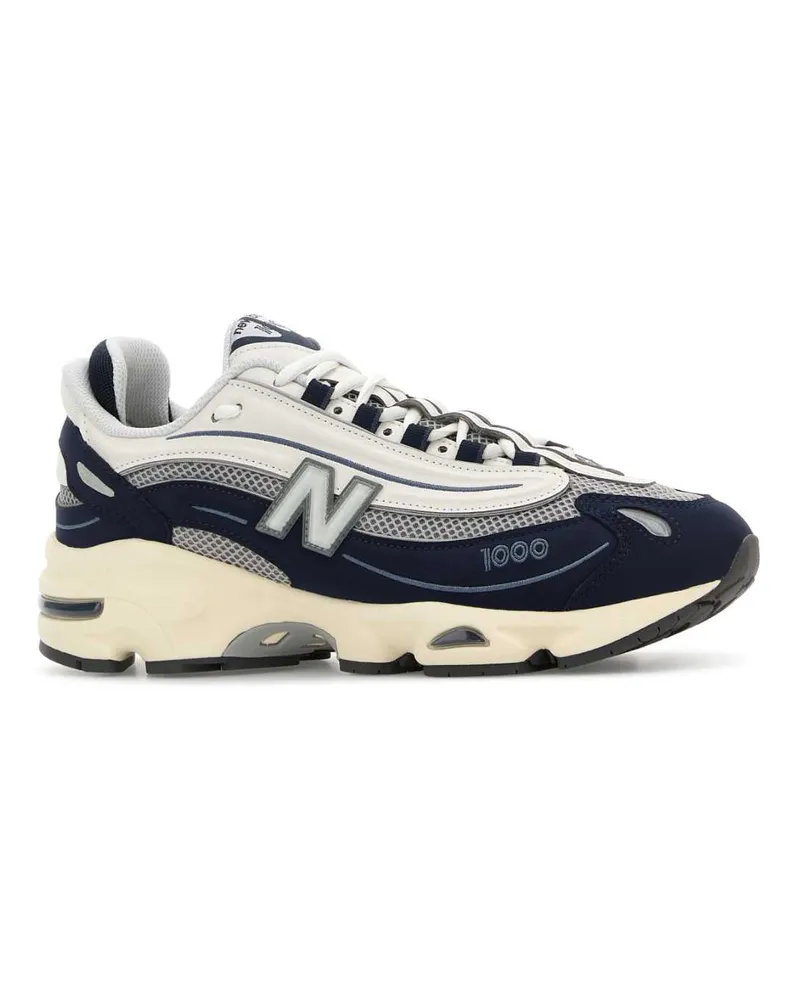 New Balance Unisex Multicolor Rubber And Mesh 1000 Sneakers Greyblackwhite Multicolor