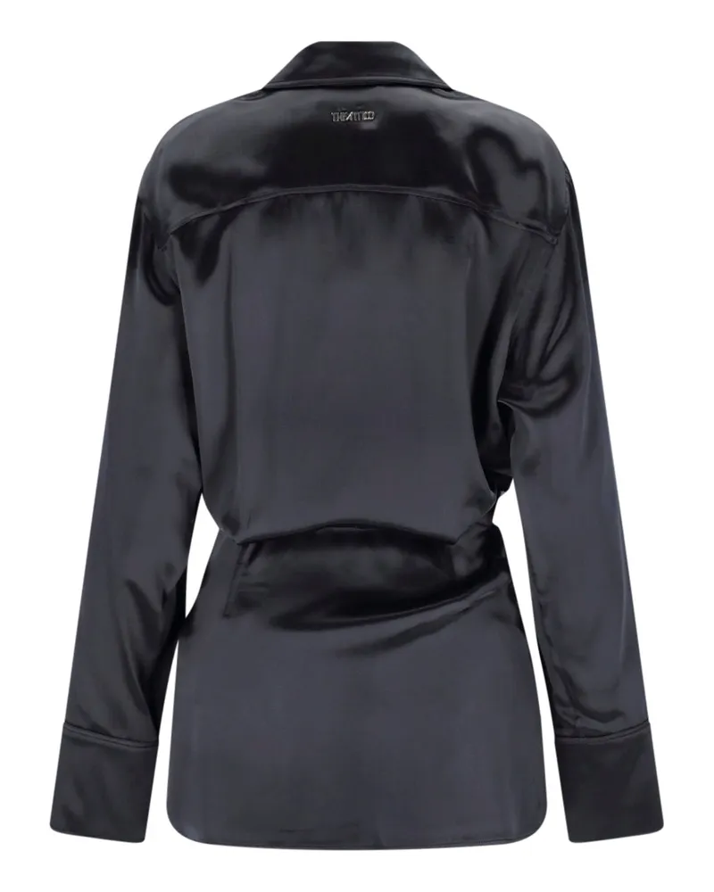 ATTICO Women's Dresses Black Viscose Black