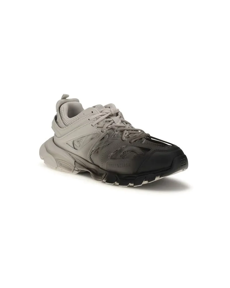 Balenciaga Men's Gray Polyamide Athletic Sneakers Multicolor