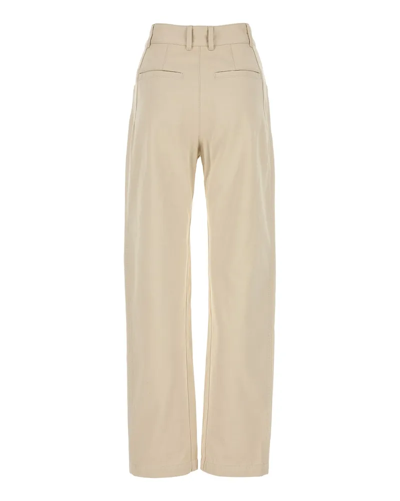 Isabel Marant Ecru Main Material:cotton Pantaloni Trousers Beige
