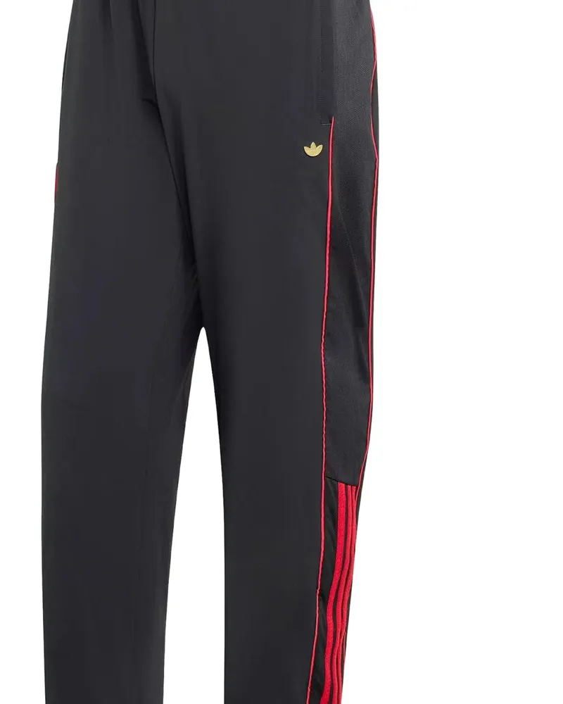 adidas Side-Stripe Track Joggers — Black Black