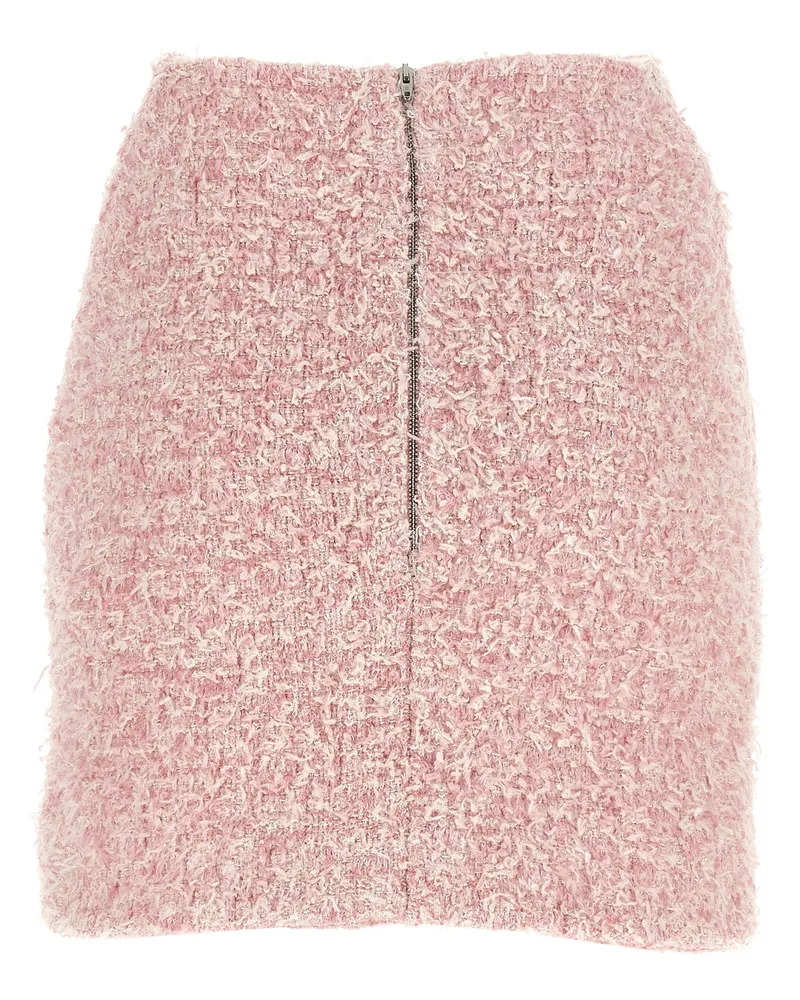 Balenciaga Women's Multicolor Cotton Long Skirt Pink