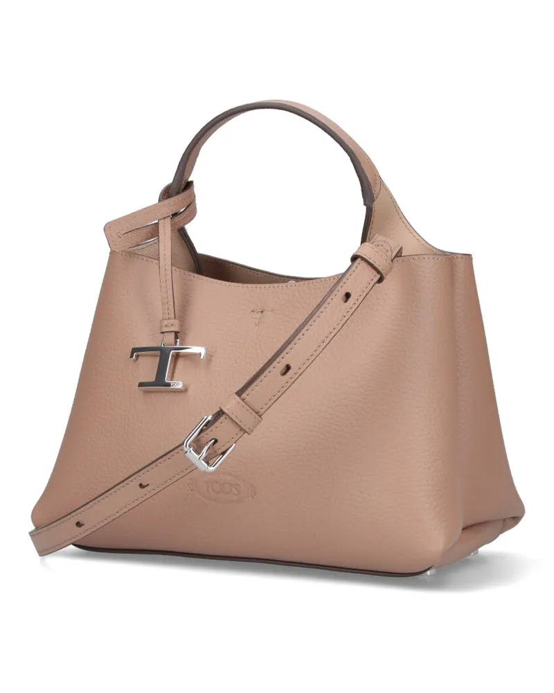 TOD'S Women's Bags Beige Calf Leather Beige