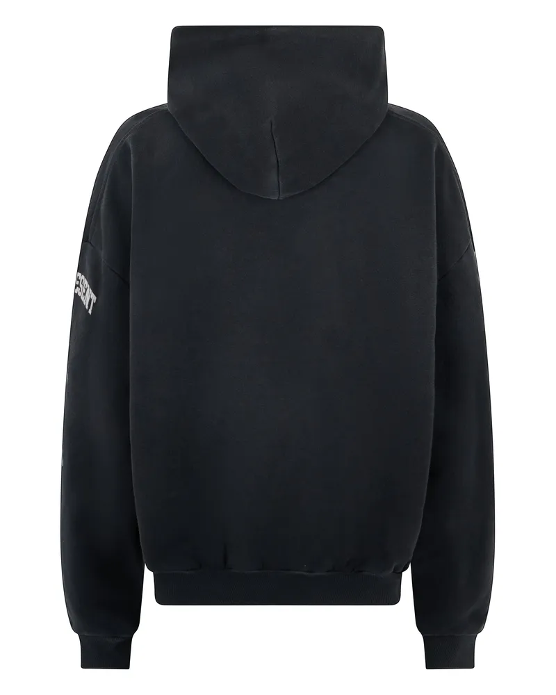 REPRESENT Men's Hoodie Legacy Crest Black Cotton Jumpers Sweater Black