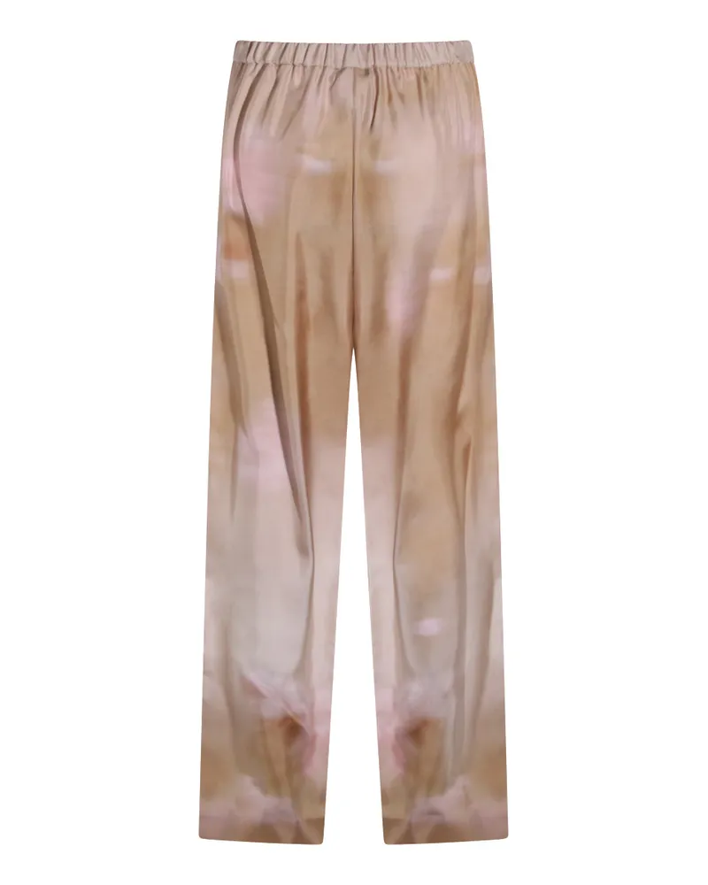 Fabiana Filippi Women's Trousers Beige-Rosa _se Beige/rosa Beige