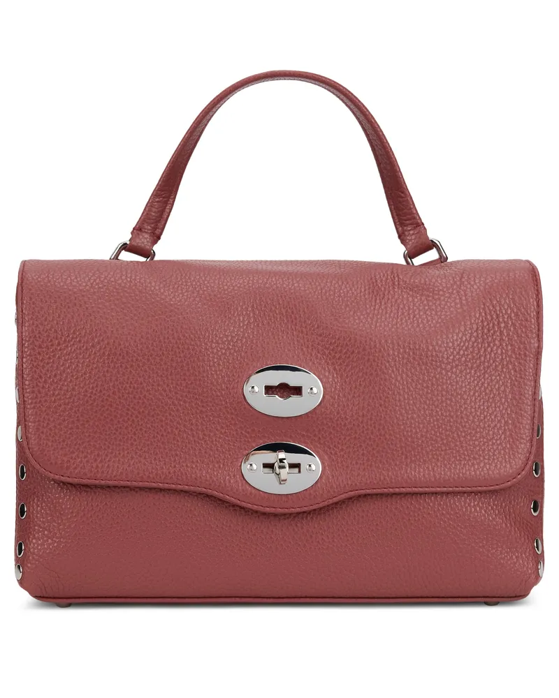 Zanellato Women's Shoulder Bag Postina Red Calfskin Handbags Hand Red