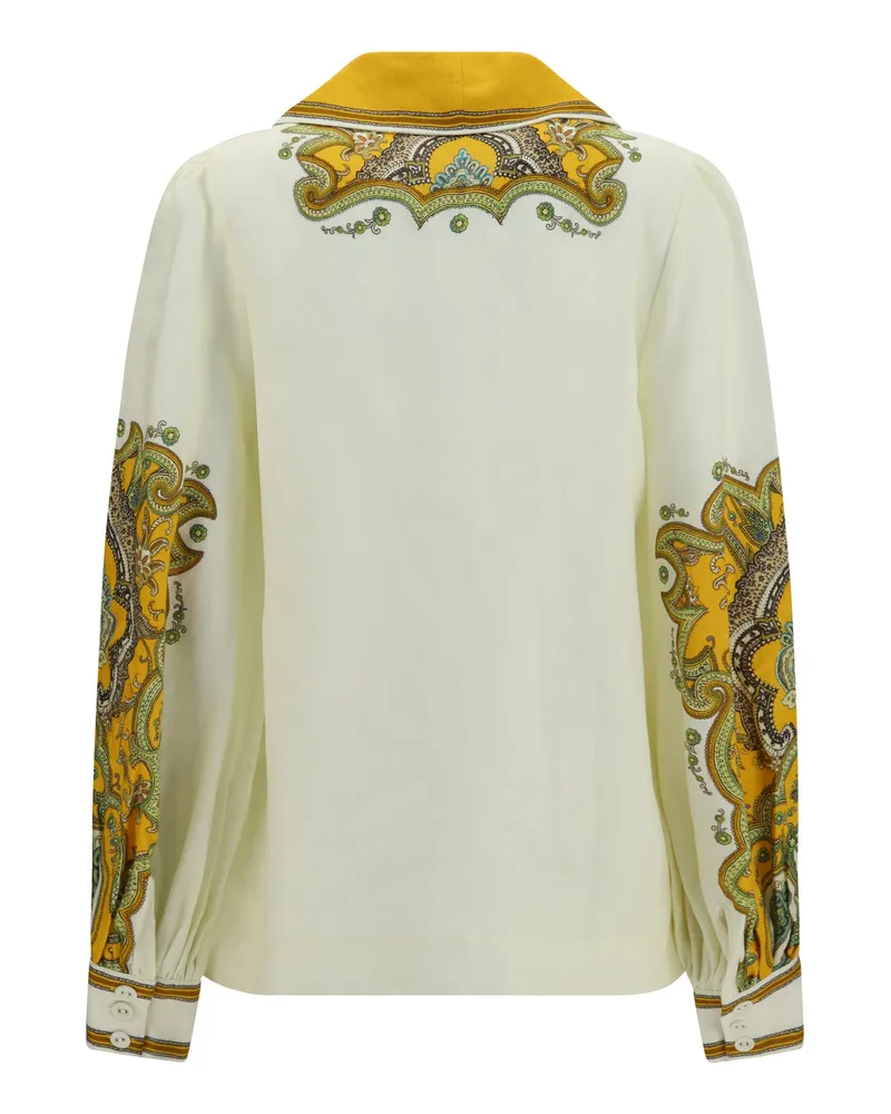 ALEMAIS Women's Porter Linen Shirt Cream Top Cream
