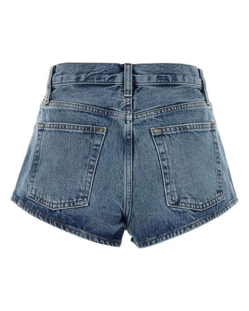 Frame Denim The Tilt Denim Shorts — Blue Blue