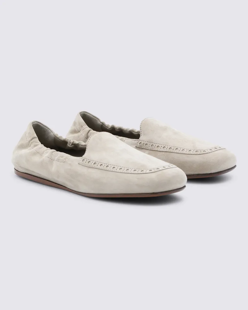 Church's Women's Suede Loafer Beige Cover Sole Beige