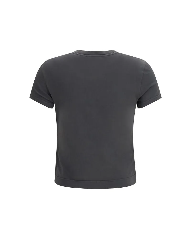 Dolce & Gabbana Women's Gray Cotton T-Shirt Gray