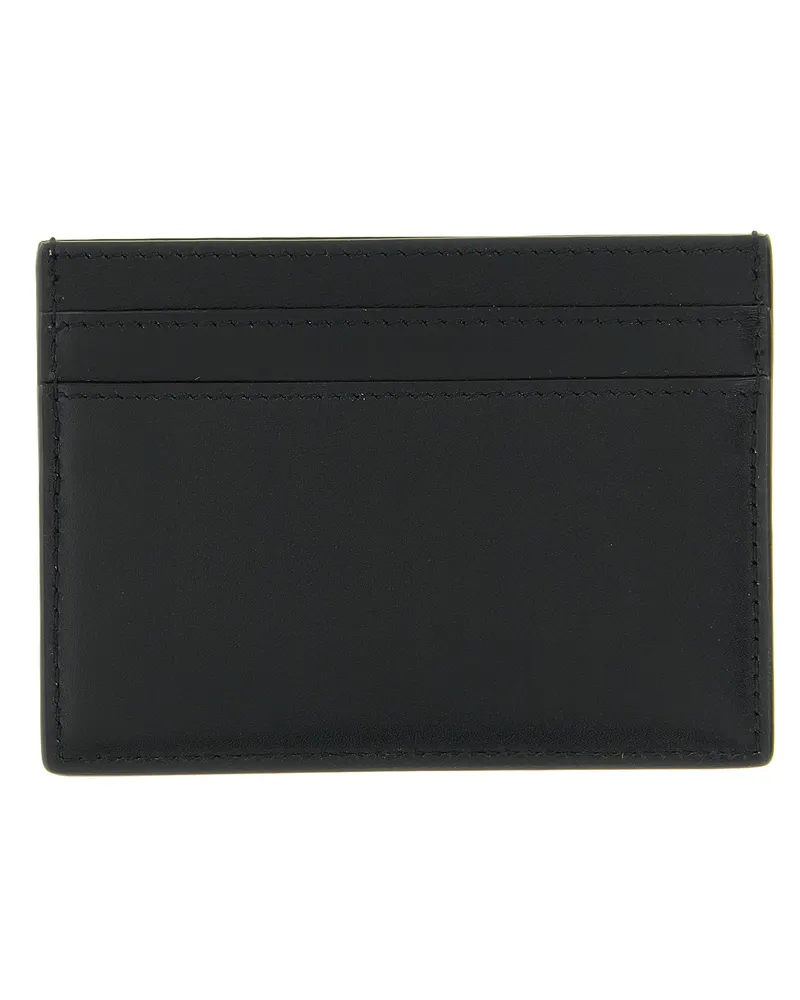 Saint Laurent Men's Black Calfskin Cardholder Accessory Black