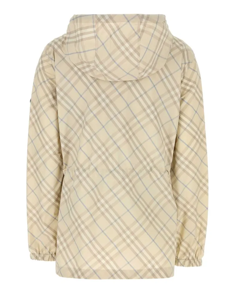 Burberry Women's Printed Polyester Jacket Sesamebeigeipchk Exterior: Giacche E Gilet Beige