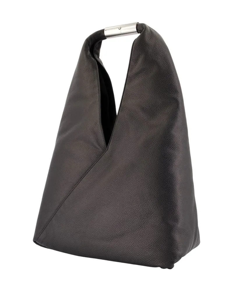 Maison Margiela Women's Japanese Media Purse -  Leather Black Calfskin Bags Handbags-Purses Black