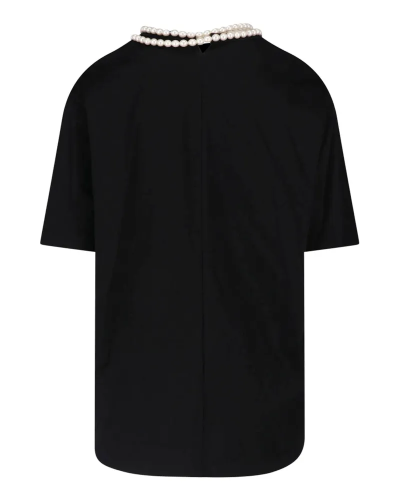 Junya Watanabe Women T-Shirts And Polos Black Cotton Black