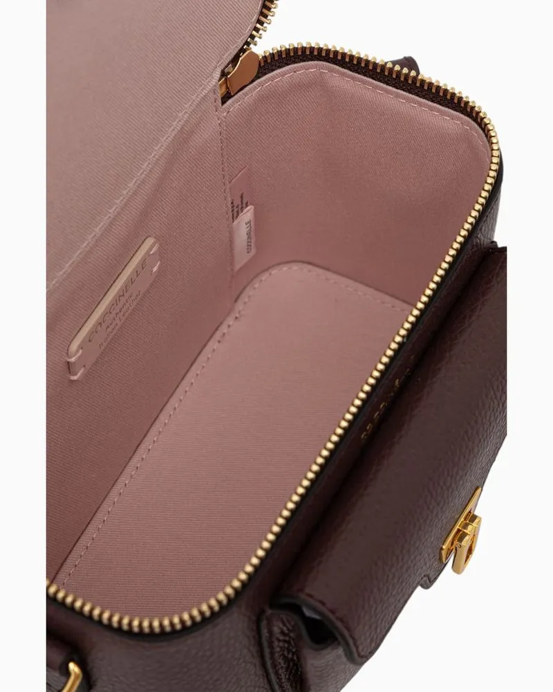 Coccinelle Women's Crossbody Bag Berry Grained Leather - Crossbody-Bags Berry