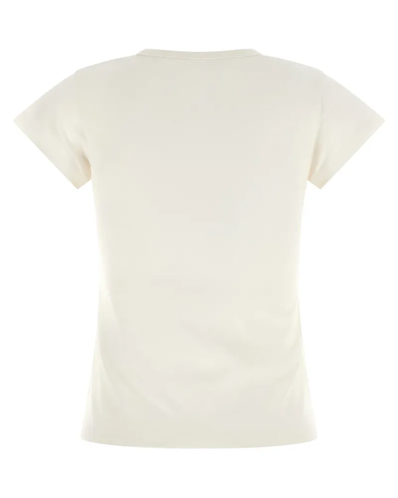 Moncler Logo-Printed Cotton T-Shirt — White White