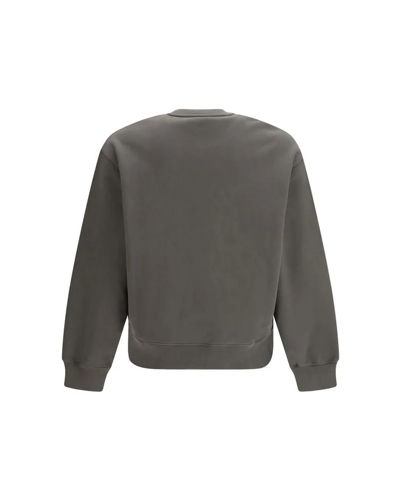 Kitsuné Men's Brown Cotton Sweatshirt Clothing Gray