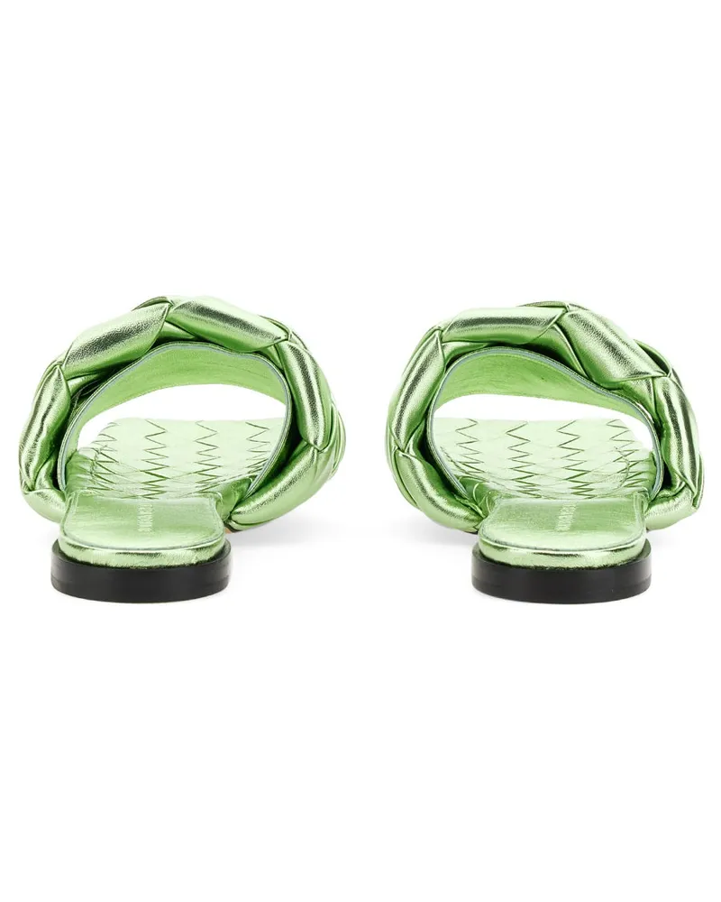 Bottega Veneta The Lido Sandal — Green Green