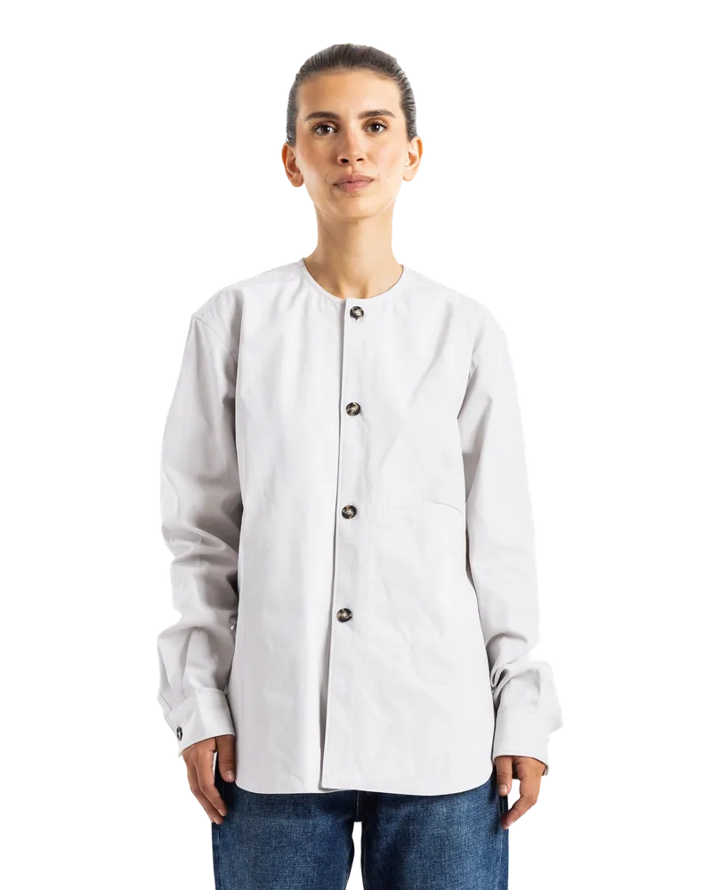 Sofie D'Hoore Women's Henley Shirt With Longsleeve Beige Beige