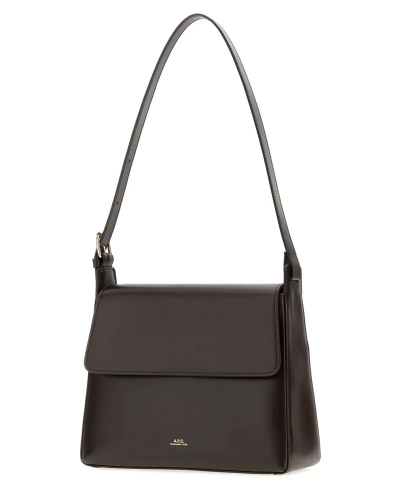 A.P.C. Virginie Shoulder Bag — Brown Brown