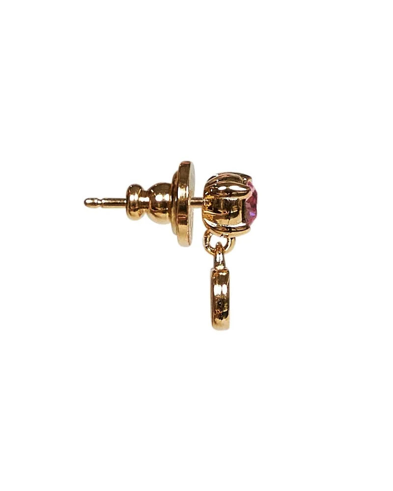 Valentino Garavani Women's Stud Earrings Vlogo Signature Gold Brass Gold