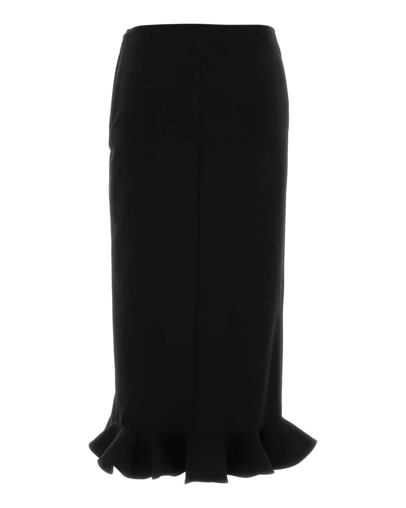 Moschino Women's Black Jersey Skirt Nero Gonne Black