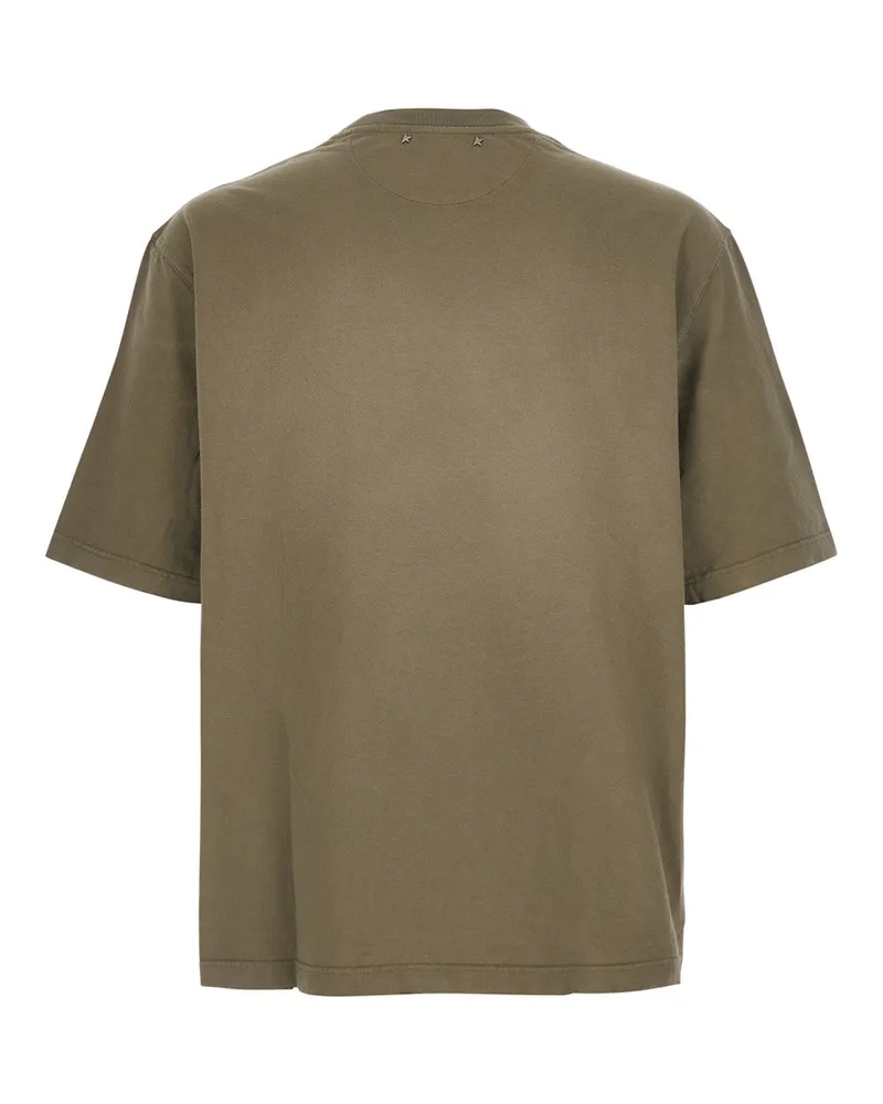 Golden Goose Cotton T-Shirt — Brown Brown
