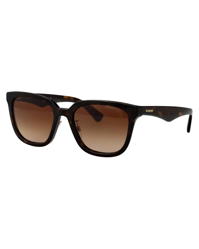 Burberry 0BE4446D Dark Havana Acetate Sunglasses — Brown Brown