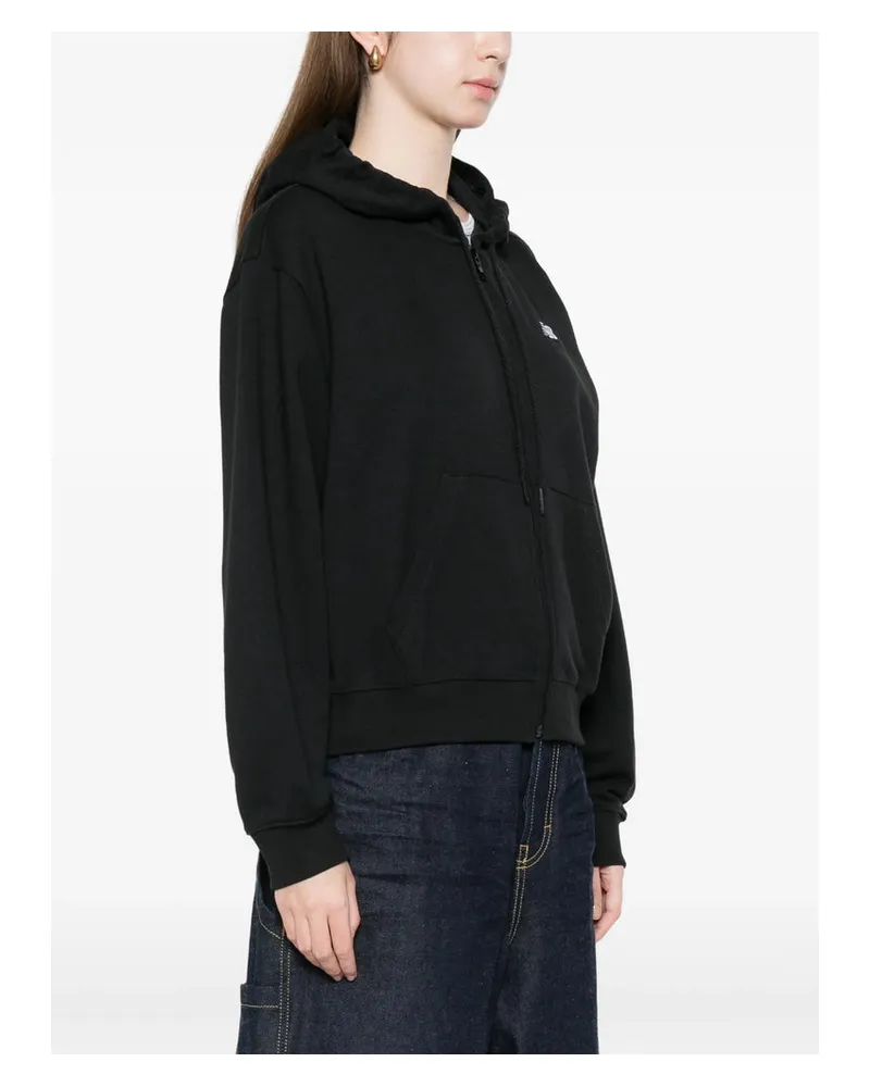 New Balance Zip-Fastening Hoodie — Black Black