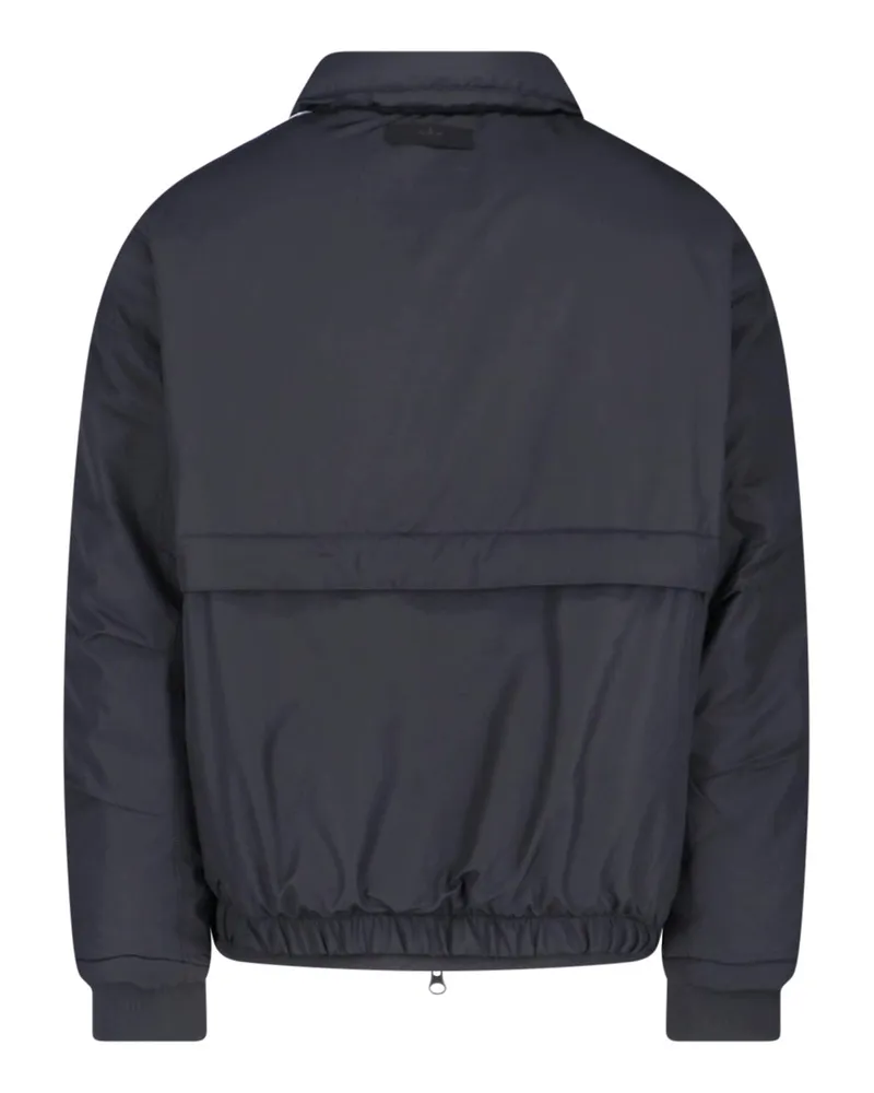 adidas Men Jackets Black Polyester Navy