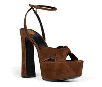Franciane Platform Sandal — Brown