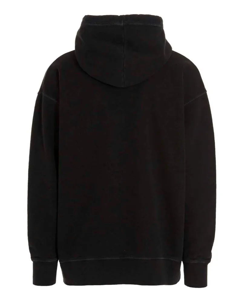 Dsquared2 Logo-Print Cotton Hoodie — Black Black
