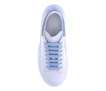 Leather Platform Sneaker — White