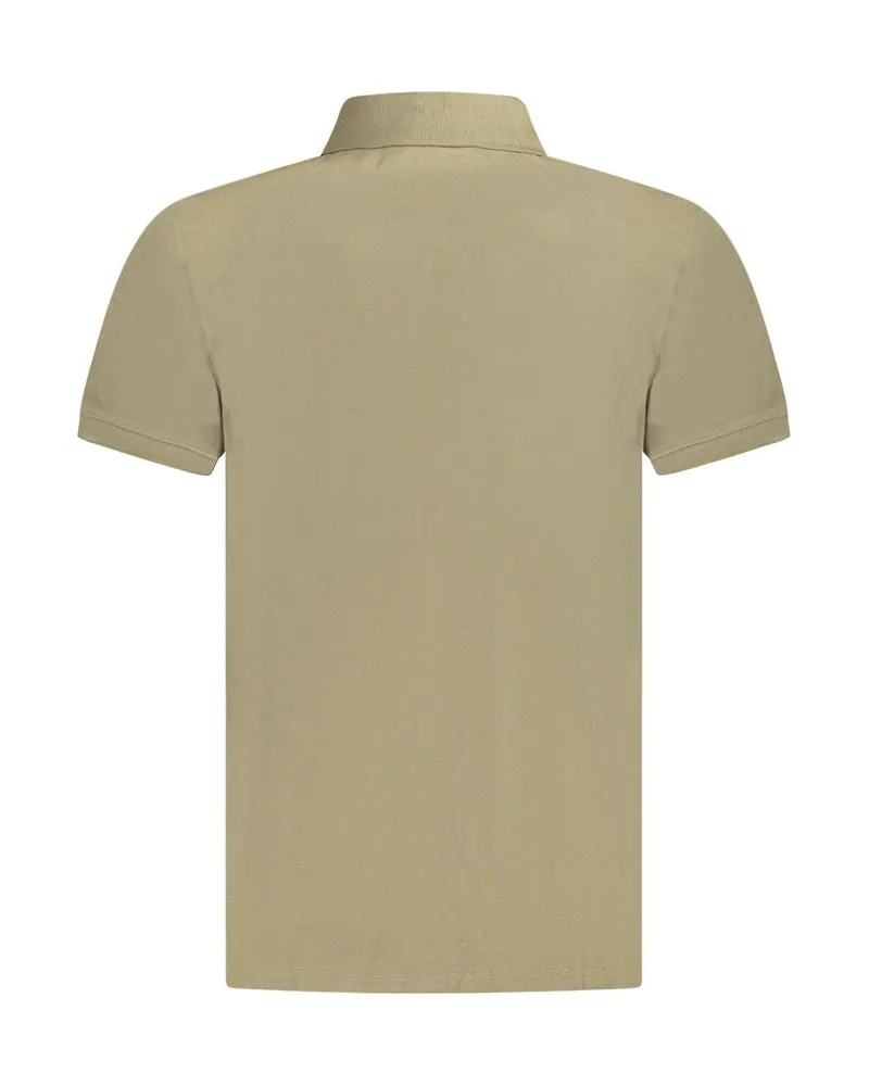 Timberland Embroidered Logo Polo — Beige Beige