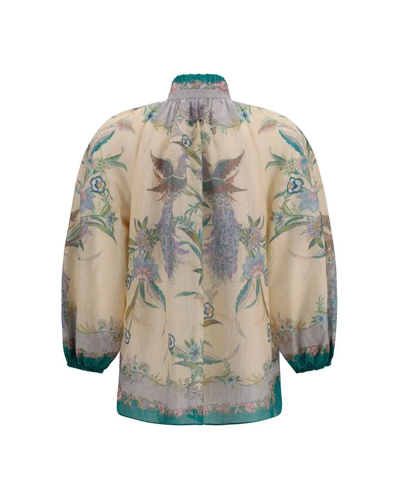 Zimmermann Women's Multicolor Cotton Blouse Multicolor