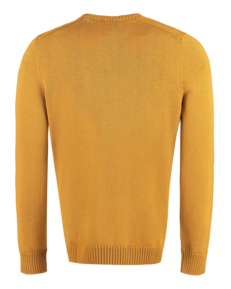 Drumohr  Men's Wool Pullover Camel Merinos Sweatshirts Sweater Camel